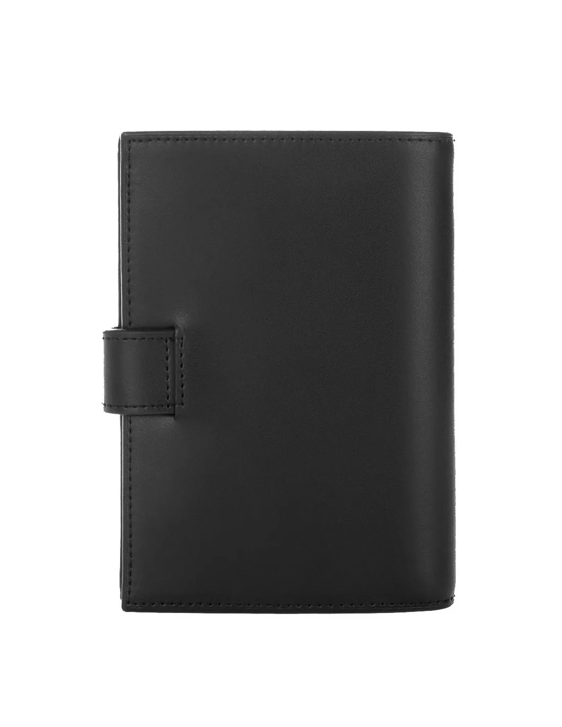 Portefeuille Lancaster en cuir ref_46442 Noir 10*14*2