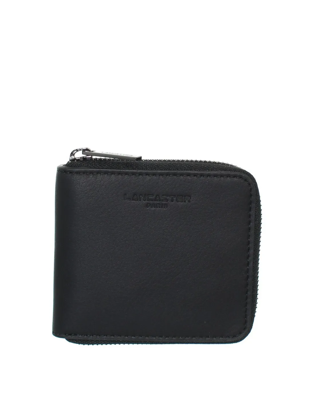 Portefeuille Lancaster en cuir ref_lan41889-noir-11*11*2