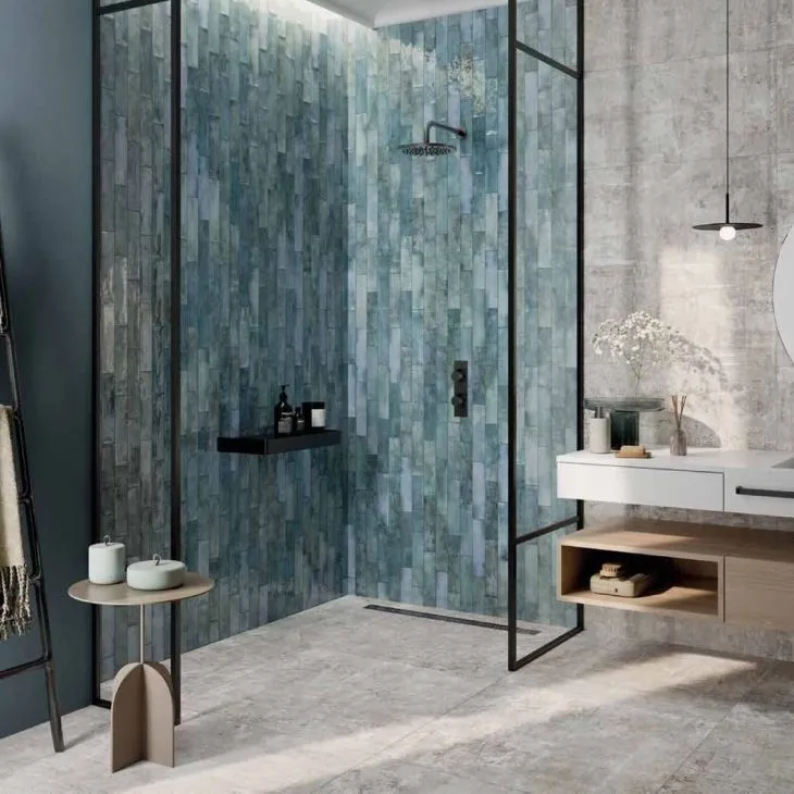 Rondine Mojave Denim Brick 6x25 cm J91278 | Revêtement mural imitation brique 