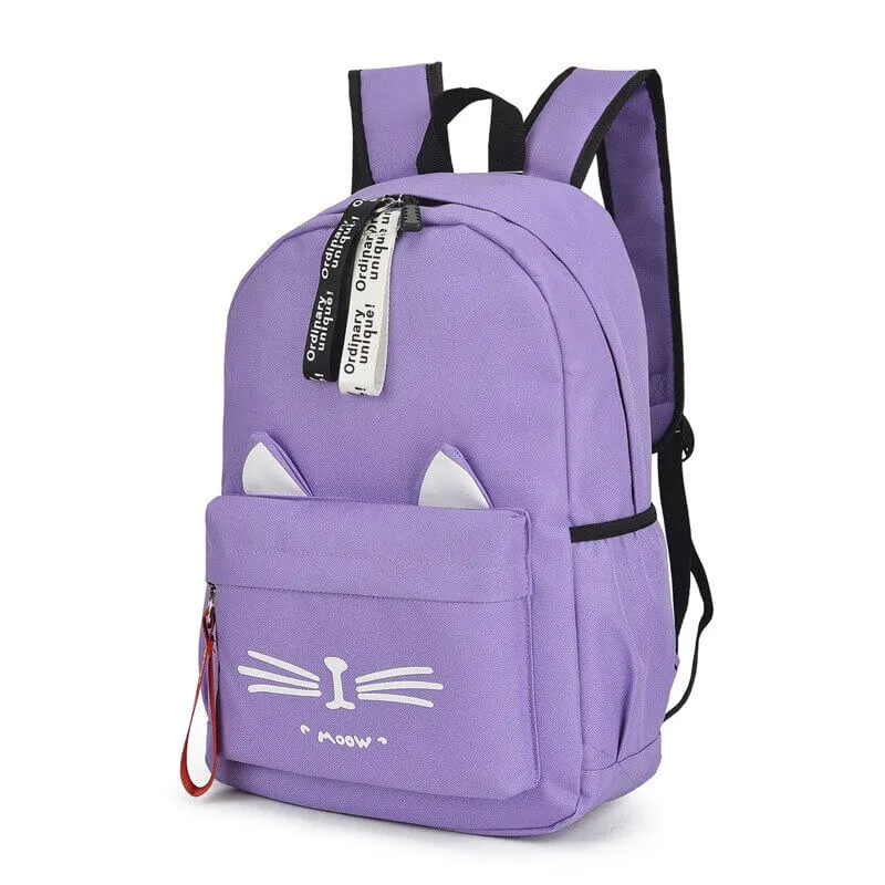 Sac à dos cartable chat | Amour de Chat