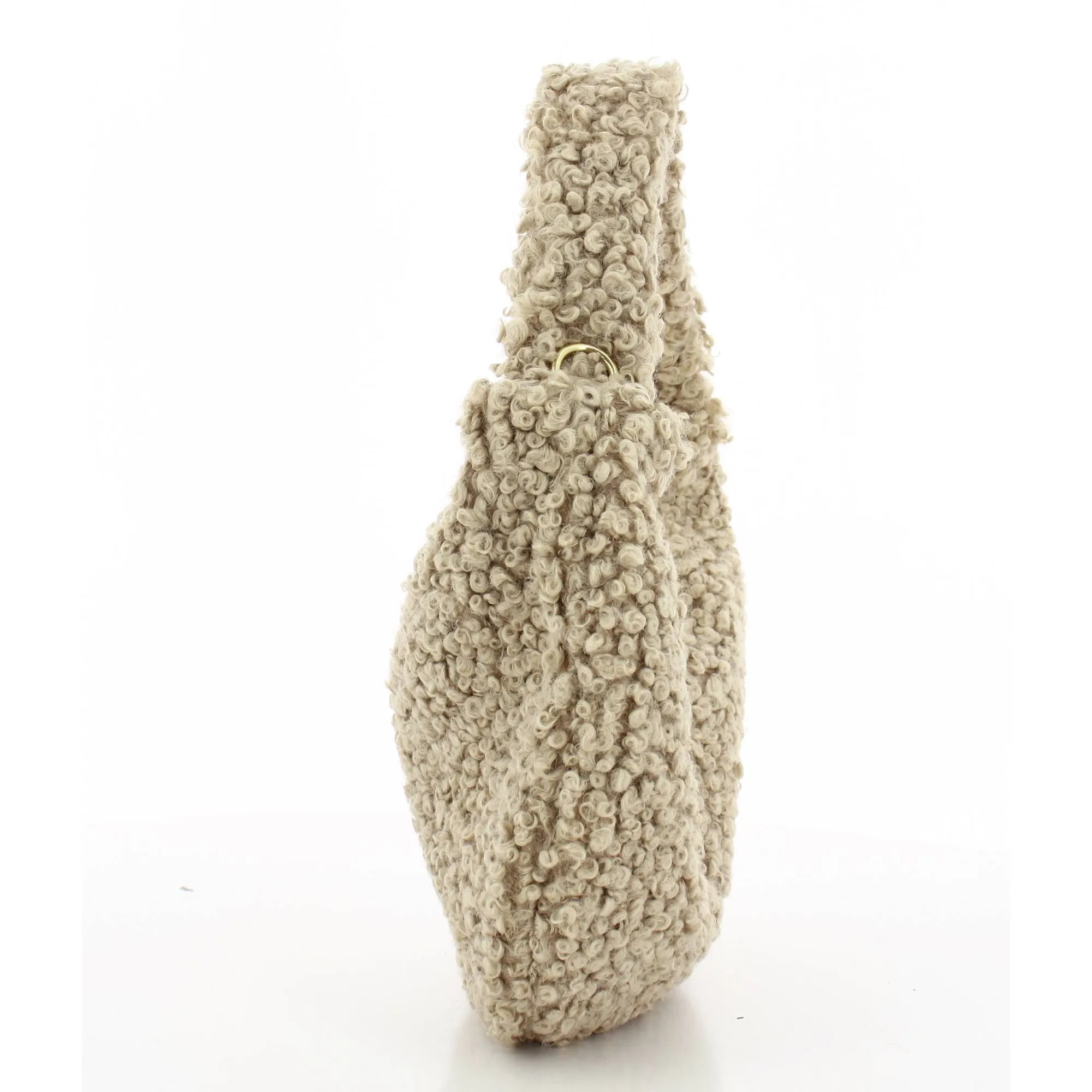 Sac à main Marlon Firenze teddy effet fourrure BS3537