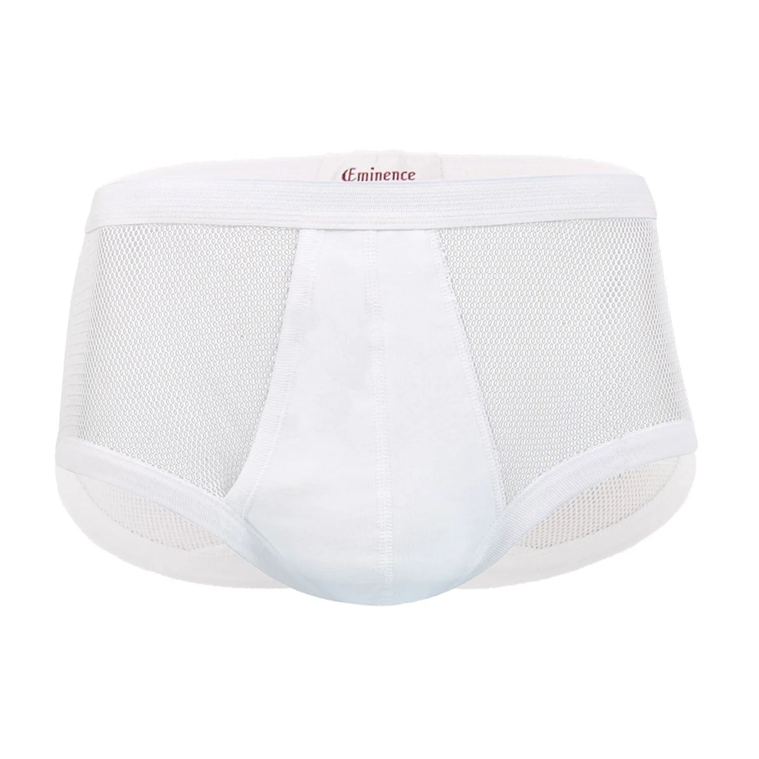 Slip taille haute ouvert blanc, point tamisé - Eminence : vente sli...