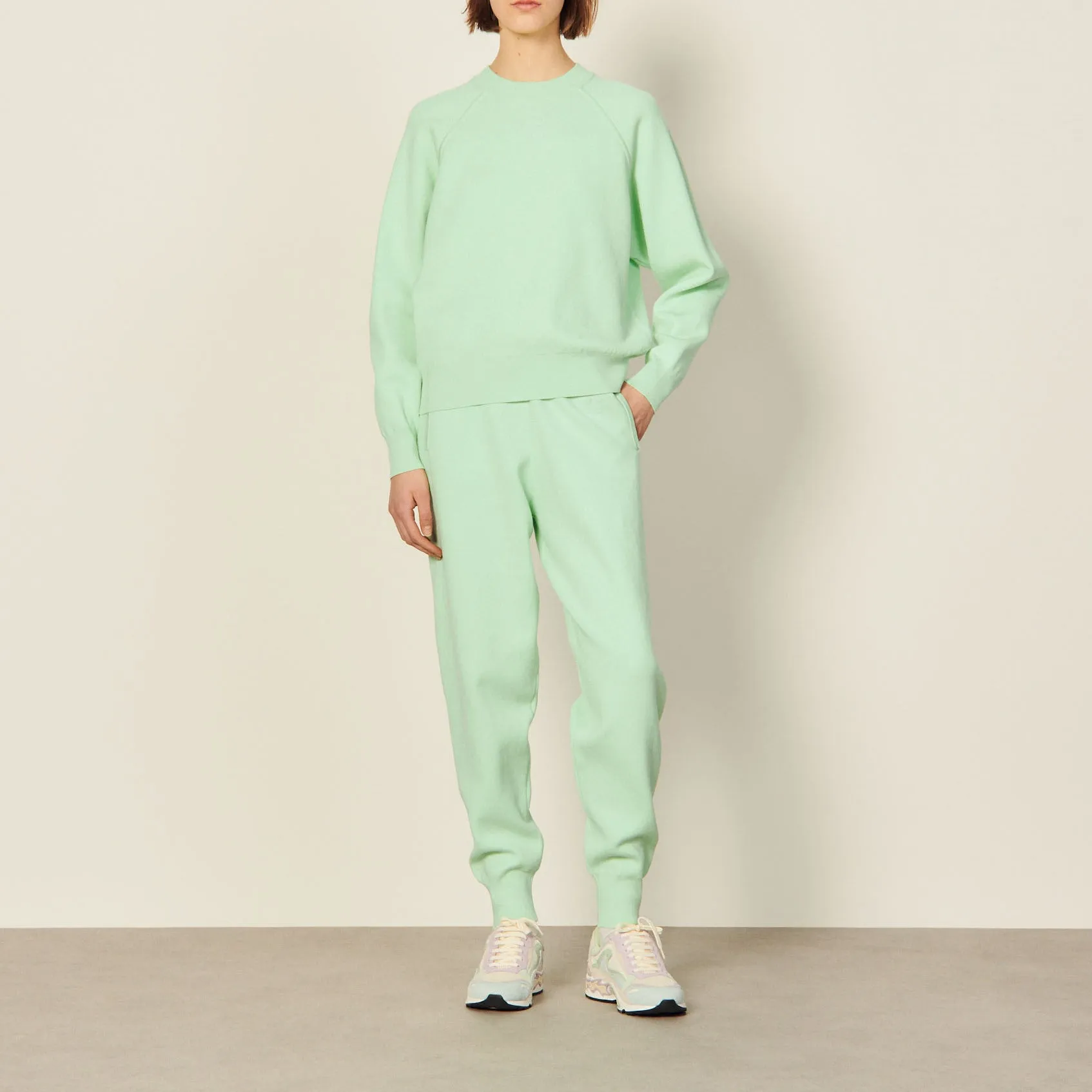 Sweat en maille brodé