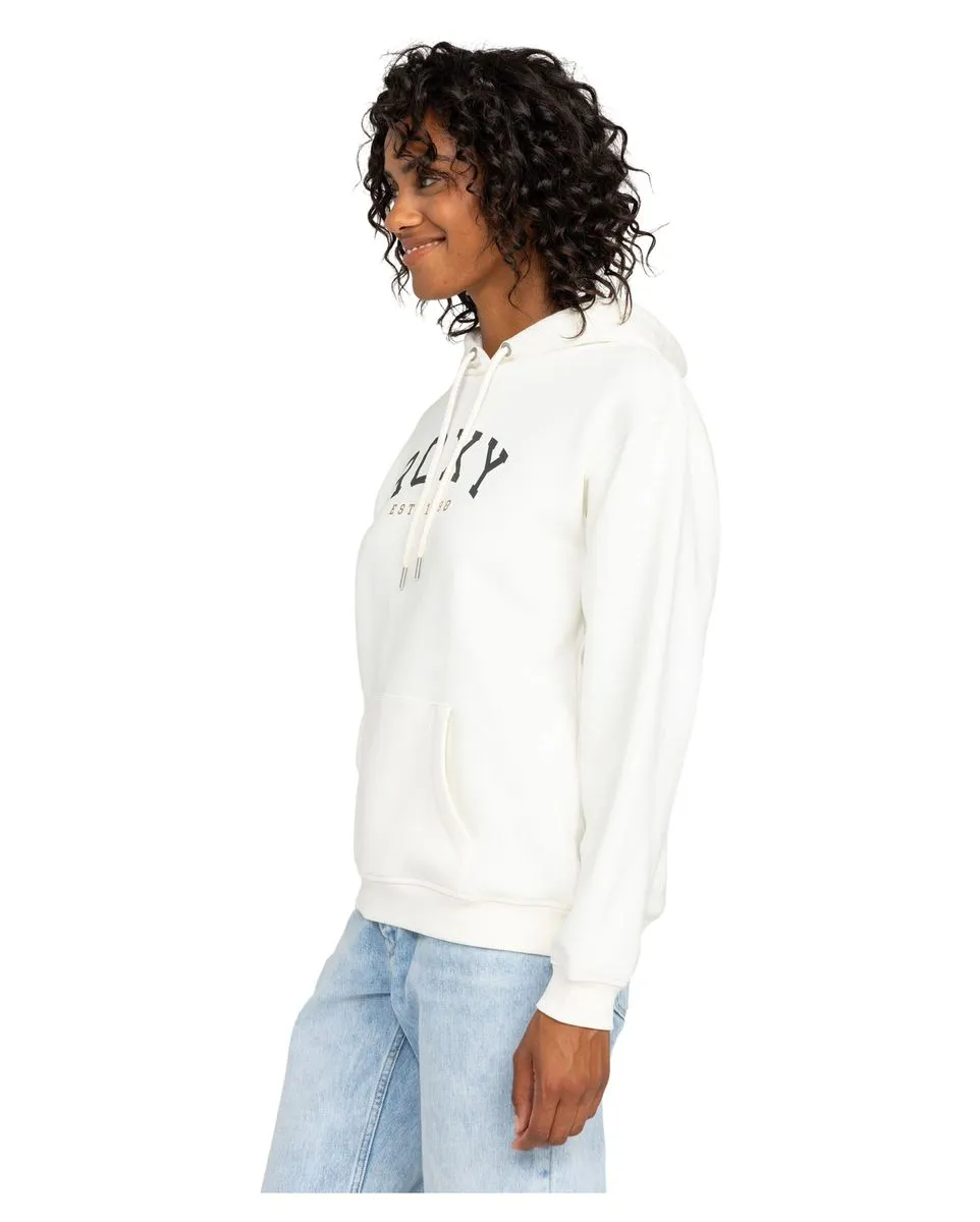 Sweat à capuche Femme SURF STOKED HOODIE BRUSHED E Blanc