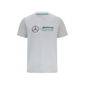 T-shirt MERCEDES AMG Fanwear Logo gris pour homme