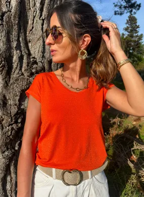 T-shirt Milo Corail| LES PIPLETTES - E-SHOP PRÊT-A-PORTER FÉMININ