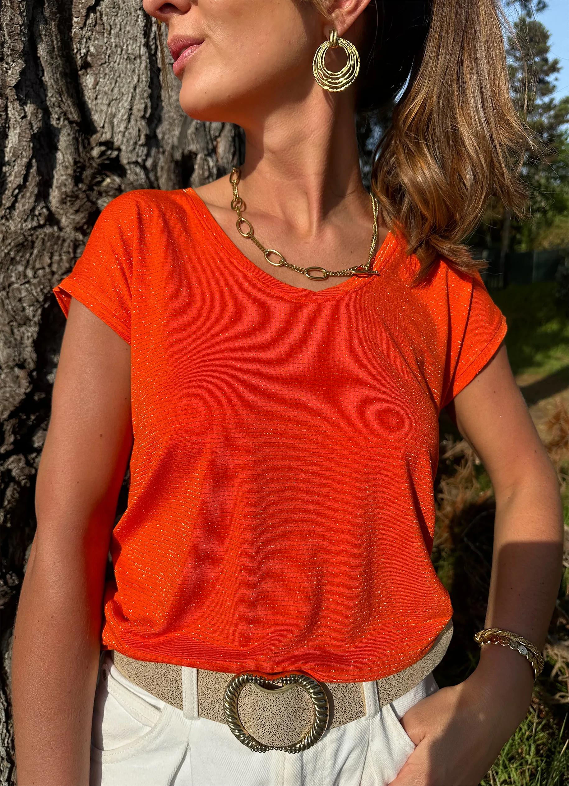 T-shirt Milo Corail| LES PIPLETTES - E-SHOP PRÊT-A-PORTER FÉMININ