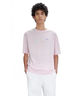 T-Shirt River Print Rose | A.P.C.