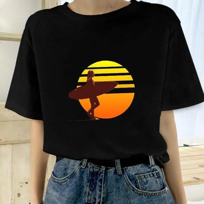 T-shirt Surfeuse - Sunset Session