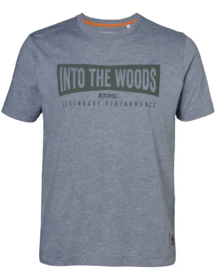 T-SHIRT WOODS GRIS