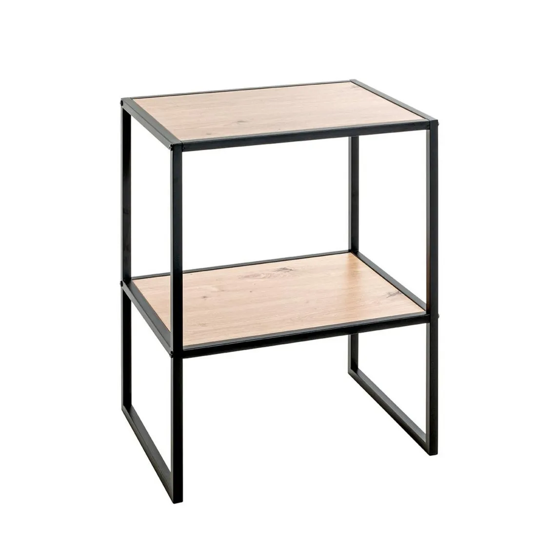Table d'appoint avec double plateau décor chène  | 3 Suisses