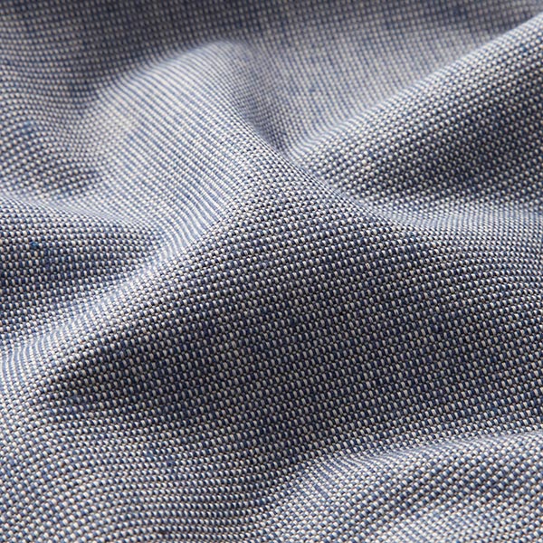 Tissu de décoration structure nervurée recyclé – bleu