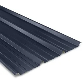Tôle Bac acier de couverture 2,50 m 1004/0,63 mm Gris anthracite 7016