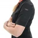 Veste de Cuisine Noire et Rouge GINSENG femme - LAFONT