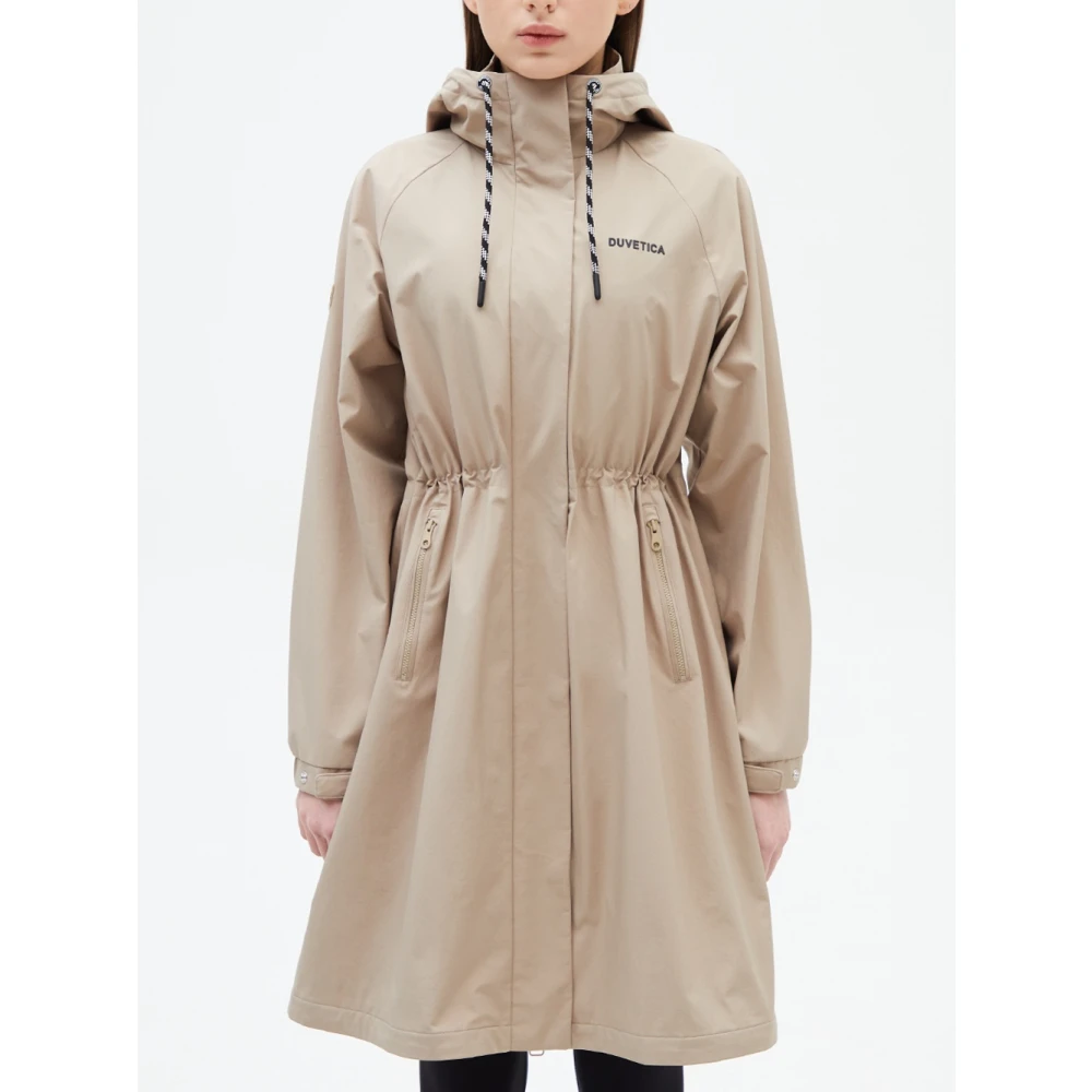 Veste à capuche coupe-vent avec bande logo