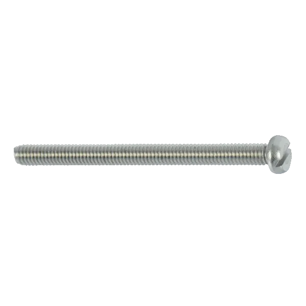 Vis à tête cylindrique fendue entièrement filetéesDIN 84, inox A2