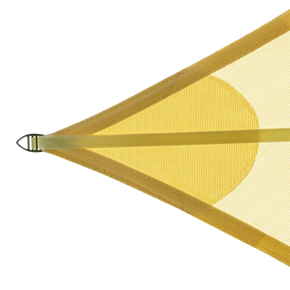 Voiles d'ombrage ajourées carré 5 x 5 ivory, ez breez